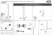 Immagine di Lampioncino Per Esterno Squadrato 60cm Antracite Led 6w 3000k Adhara IP65 ACB