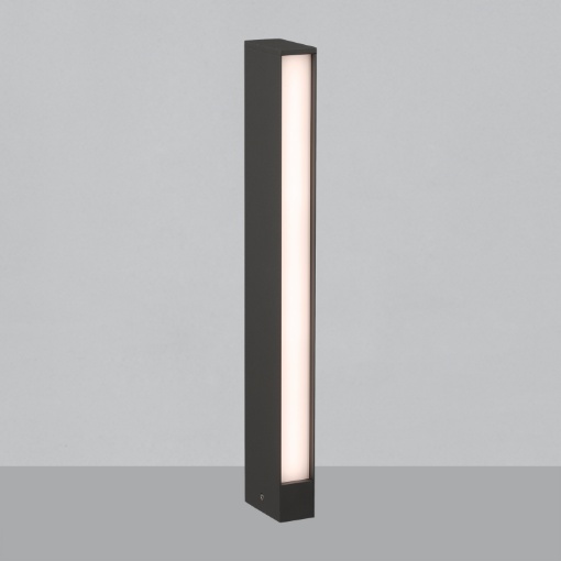 Immagine di Lampioncino Per Esterno Squadrato 60cm Antracite Led 6w 3000k Adhara IP65 ACB