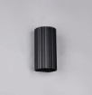 Immagine di Applique Design Rigato Nero Biemissione GU10 Nero Soka Trio