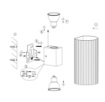 Immagine di Applique Design Rigato Nero Biemissione GU10 Nero Soka Trio