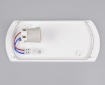 Immagine di Applique Bianca Per Esterni IP65 Cumana Trio 1xE27