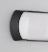 Immagine di Applique Per Esterno Rettangolare Cumana Nero IP65 Trio 1xE27