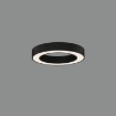 Immagine di Plafoniera Moderna Anello Nero Aliso 47cm Led Integrato CCT 38w ACB