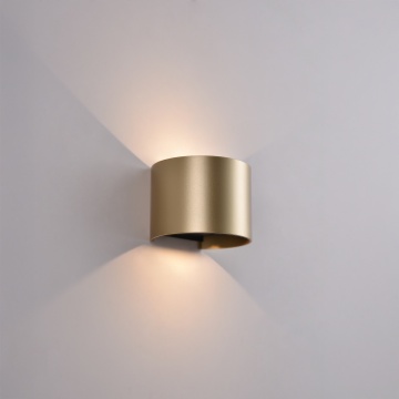Immagine di Applique Oro Kowa Led 11w CCT Luce Sopra e Sotto IP65 ACB