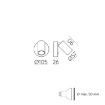 Immagine di Applique Faretto Nero Orientabile Da Parete con Switch Gina ACB