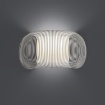 Immagine di Applique Decorativa Design Bombato Tessuto Bianco Mirta ACB