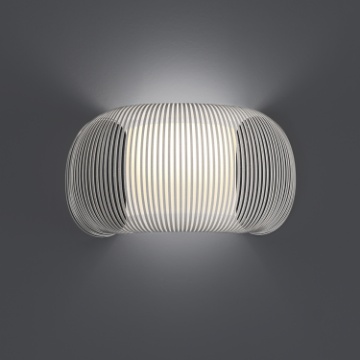 Immagine di Applique Decorativa Design Bombato Tessuto Bianco Mirta ACB