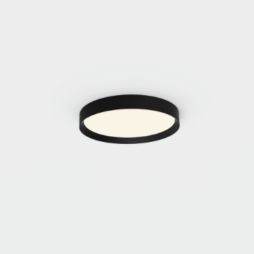 Immagine di Plafoniera Led Rotonda Minsk Nero 40 cm 22w CCT ACB