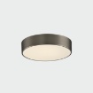 Immagine di Plafoniera Rotonda Nichel IP44 Biemissione Dins Vetro 26 cm 2xE27 ACB