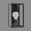 Immagine di Applique Antracite Giardino Cube Scatola Vetro 1xE27 IP54 ACB