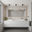 Immagine di Faretto Plafone Per Bagno IP65 Cubo Nero GU10 Branco ACB