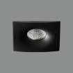 Immagine di Faretto da Incasso GU10 Quadrato Nero Doro 98 mm ACB