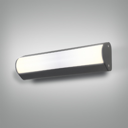 Immagine di Applique Lineare Per Esterni Led 20w 3000k Aka Nero IP65 ACB