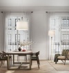Immagine di Lampadario a Sospensione Ottone Con Paralume Avana 50 cm Abaco Perenz