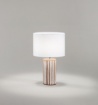 Immagine di Lampada In Ceramica Rigata Colorata Tribale Perenz