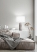 Immagine di Lume da Tavolo Tribale Ceramica Grigio Cemento Perenz