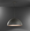 Immagine di Lampadario Grande Cupola Grigio 80 cm Steel Perenz