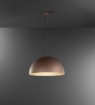 Immagine di Lampadario Parabola Marrone Cupola 80 cm Steel Perenz