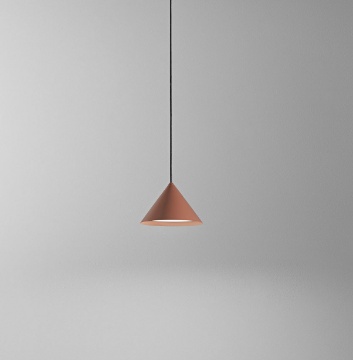 Immagine di Sospensione Conica Marrone Terracotta Led 3000 Peak Perenz