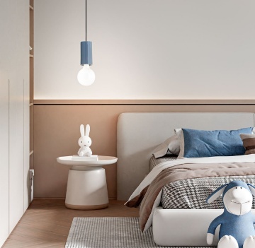 Immagine di Sospensione Pendente Ceramica Blu Idea Perenz 1xE27