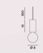 Immagine di Sospensione Cilindro Ceramica Bianca Idea Perenz 1xE27
