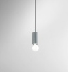 Immagine di Sospensione Cilindrica Ceramica Grigio Idea Perenz 1xE27