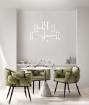 Immagine di Lampadario Per Soggiorno Bianco Candles Led 68w 3000k Dimmerabile Perenz