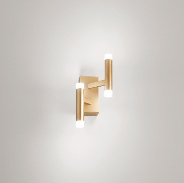 Immagine di Applique Moderna Candles Cilindri Oro Led 3000k Perenz