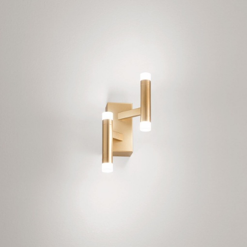 Immagine di Applique Moderna Candles Cilindri Oro Led 3000k Perenz