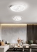 Immagine di Plafoniera Moderna Bianca Design Cerchi Led CCT Kirko Perenz
