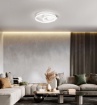 Immagine di Plafoniera Moderna Bianca Design Cerchi Led CCT Kirko Perenz