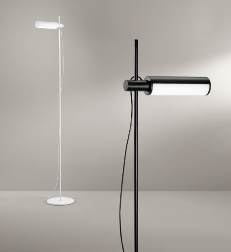 Immagine di Piantana Bianca Luce Orientabile Led CCT Dimmer Ultima Perenz