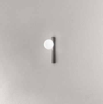 Immagine di Applique Camera da Letto Bacchetta Con Sfera Vetro Snooky Perenz