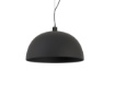 Immagine di Lampadario Grande Campana Metallo Nero 70 cm Tiga ACB