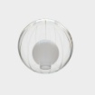 Immagine di Lampada A Soffitto Oro 4 Sfere Vetro Trasparente Doris ACB