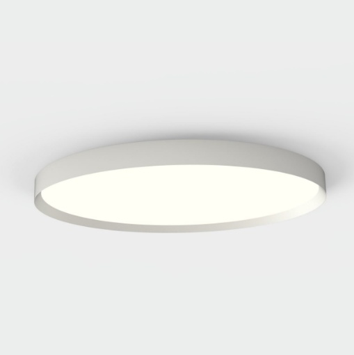 Immagine di Ampia Plafoniera Tonda Minsk 80 cm Bianca Led 70w CCT ACB