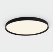 Immagine di Ampia Plafoniera Rotonda Nera 80 cm Led 70w CCT Minsk ACB