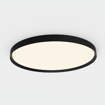 Immagine di Ampia Plafoniera Rotonda Nera 80 cm Led 70w CCT Minsk ACB