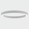 Immagine di Plafoniera Grande Anello 100cm Aliso Bianco Led 86w CCT ACB