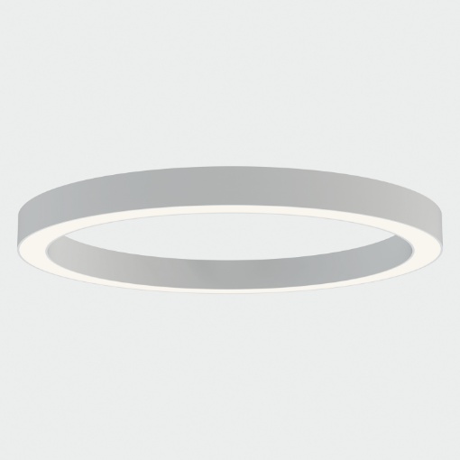 Immagine di Plafoniera Grande Anello 100cm Aliso Bianco Led 86w CCT ACB