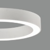 Immagine di Plafoniera Grande Anello 100cm Aliso Bianco Led 86w CCT ACB