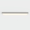 Immagine di Grande Plafoniera Rettangolare 120x30 Bianca Turin Led 68w CCT ACB