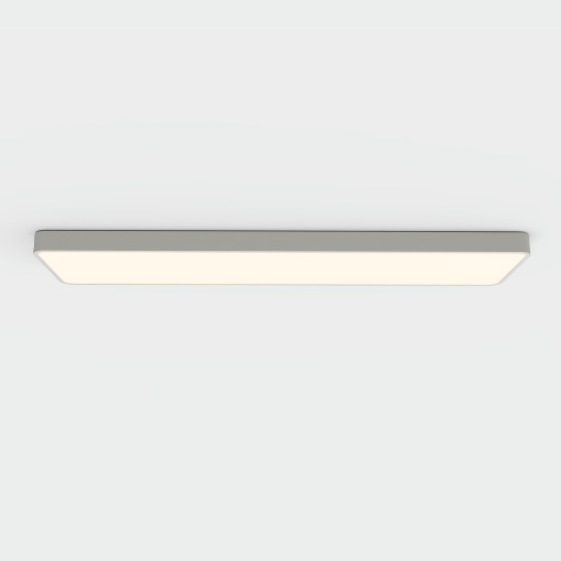 Immagine di Grande Plafoniera Rettangolare 120x30 Bianca Turin Led 68w CCT ACB