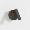 Immagine di Applique Bronzo Compatta Luce Lettura Orientabile Led 3000k Atria Mini ACB