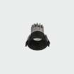Immagine di Incasso Rotondo Nero Kidal 49mm IP44 Led 3000k Ottica 38 ACB