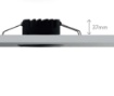 Immagine di Faretto Incasso Nero 7cm Short Led CCT 5w Ottica 36 ACB