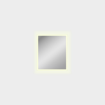 Immagine di Specchio Rettangolare 70x60 Con Cornice Luminosa Led 3000k Amanzi ACB