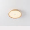 Immagine di Plafoniera Rotonda Legno Chiaro 42cm Led CCT 2700K 3000K Cora ACB