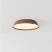 Immagine di Plafoniera Rotonda Legno Noce 42cm Led CCT Cora ACB