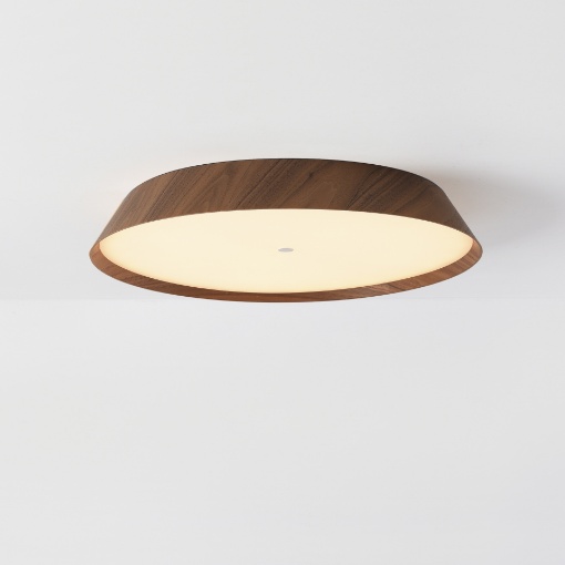 Immagine di Plafoniera in Legno Noce Cora 61 cm Led 50w CCT ACB